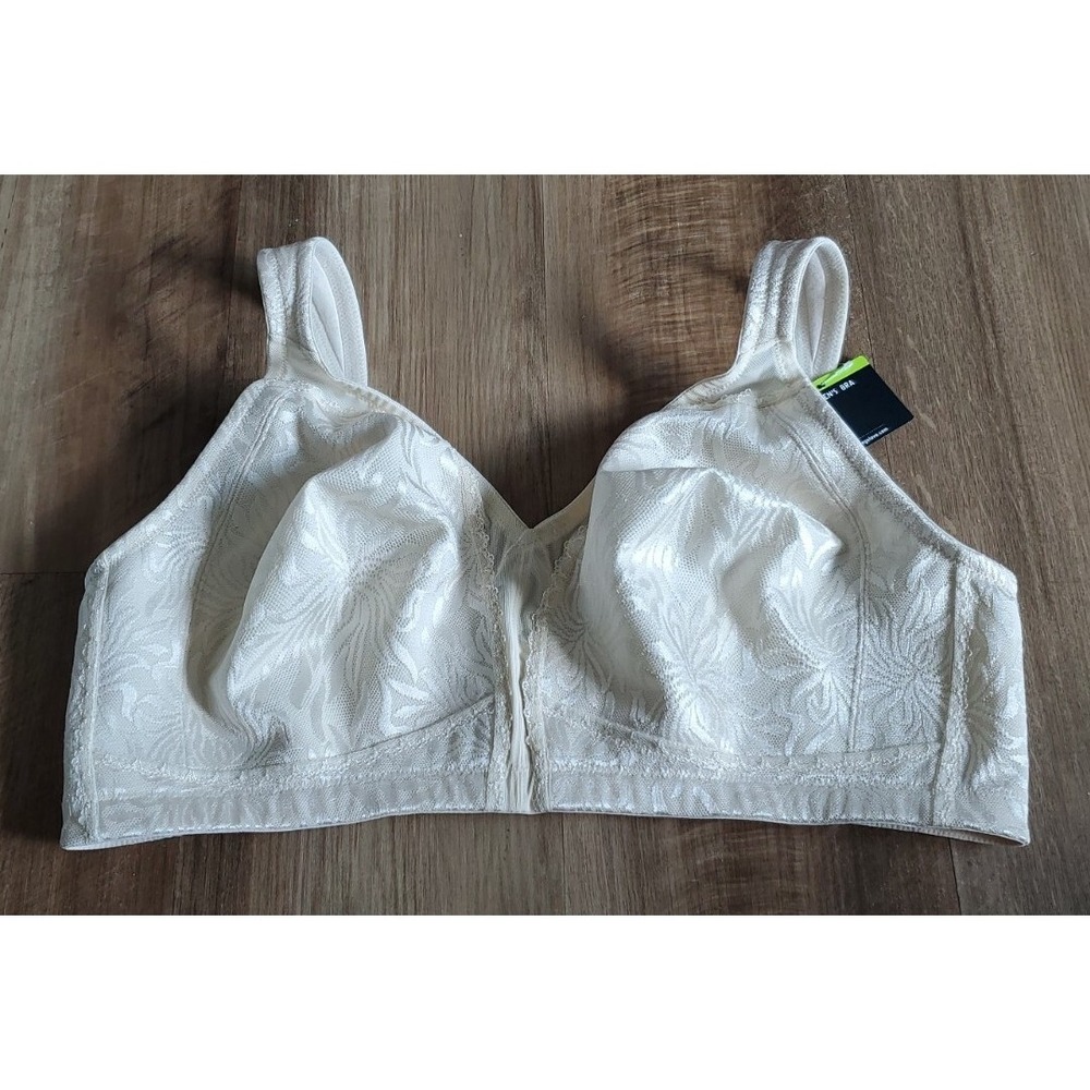 WINGSLOVE Full Coverage Wire-Free Minimizer Bra‎ BEIGE Size 44D
